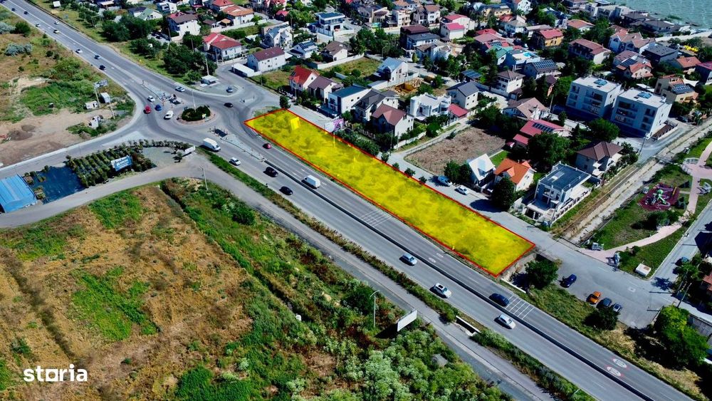 TEREN 2.268 mp | OVIDIU | Lângă DN2A | Intravilan | Utilități