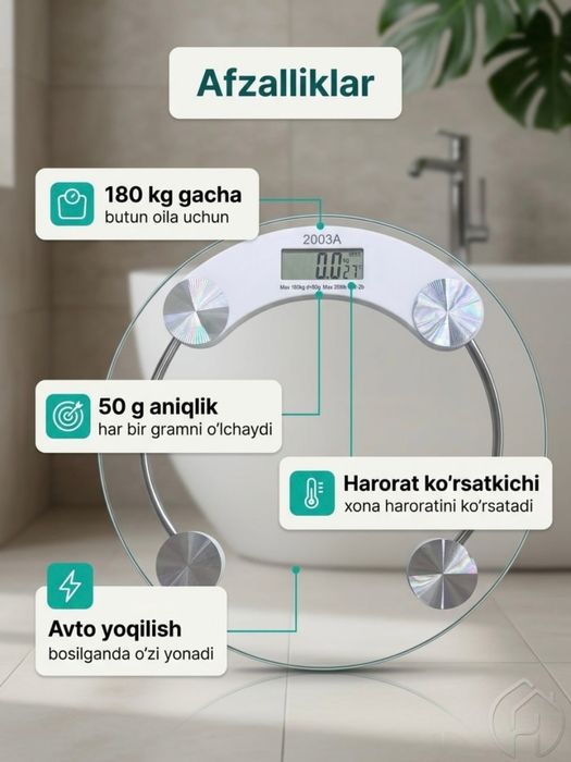 Прозрачные круглые цифровые весы, весы для тела, электронные напольные