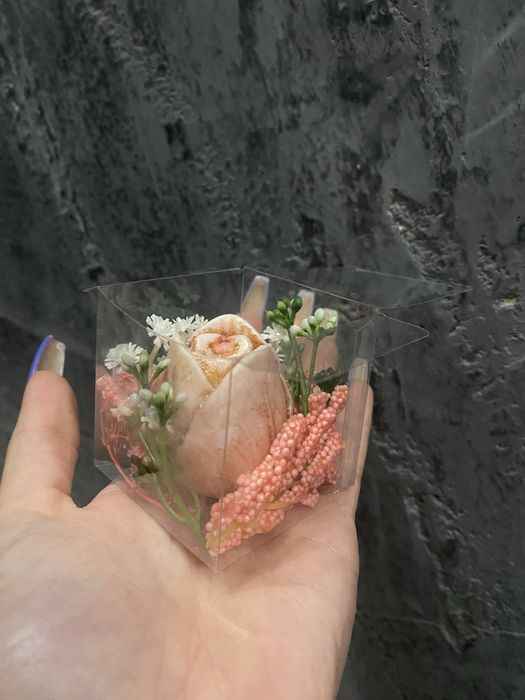 Ръчно изработени букети от сапун/свещи