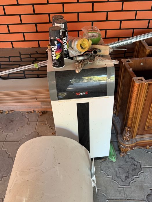 Печка на газу для дома работает