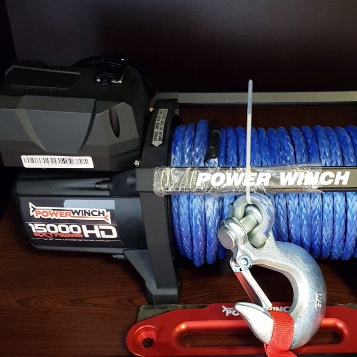 Troliu PowerWinch PW 15000 Extreme HD SR sufa sintetica-electric auto