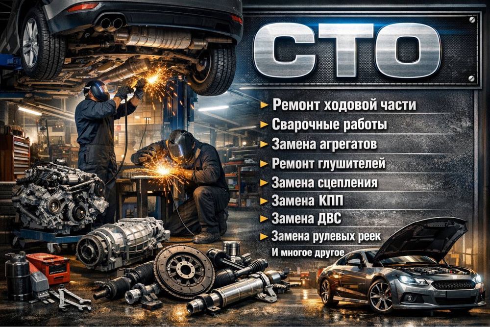 Сто,ремонт ходовой части,сварочные работы,и многое доугое