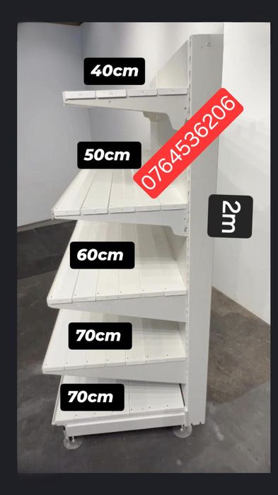 Super oferta Vând rafturi metalice pentru magazine, depozite sau supe