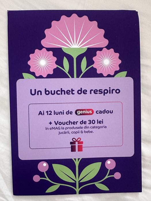 12 luni eMAG Genius + Voucher de 30 lei