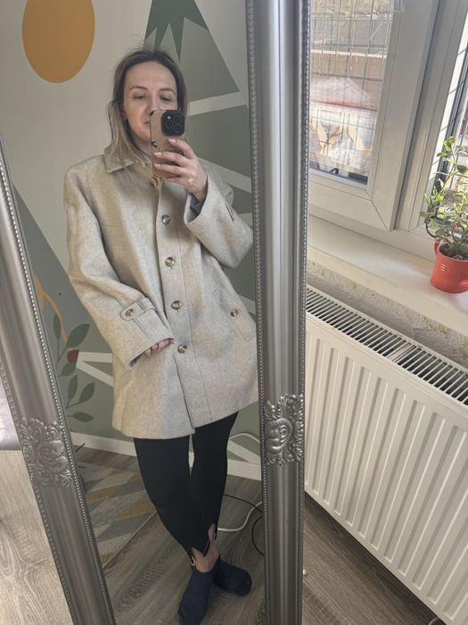 Palton din lana de primavara