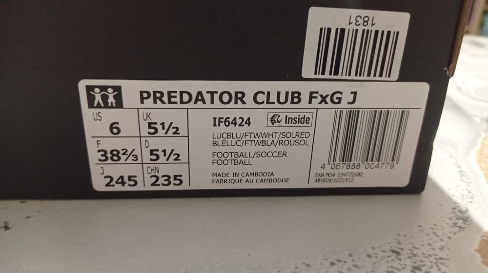 Бутонки Adidas 38 2/3