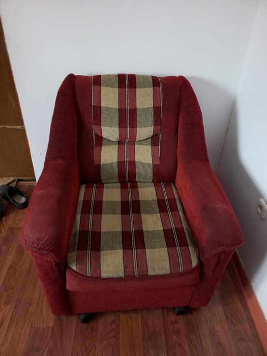 Диван + 1 кресло мен чехол подарокка