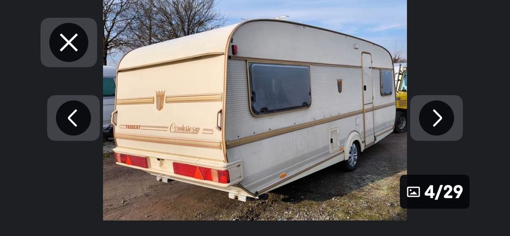 Каравана TABBERT-Comtesse-540. Готова за път. Немски преглед 2027 год.
