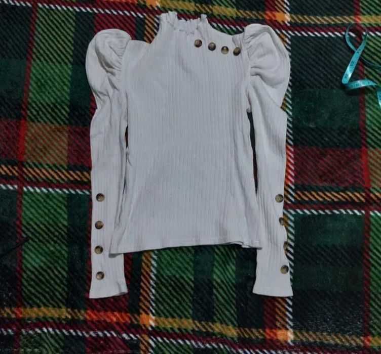 Bluză casual fete școală 134/140