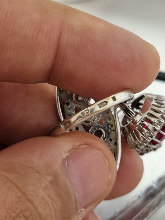 Калцо 750 проб с оригинал бриллиантами 7.3 гр