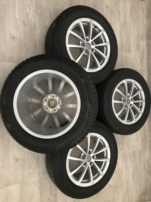 Jante Roti 17 Audi A4 A6 C7 C8 B9 B8 Q3 Q5 Anvelope iarna 225 60 R17