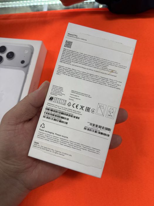 Iphone 17 Pro 256Gb EAC емкость 100%