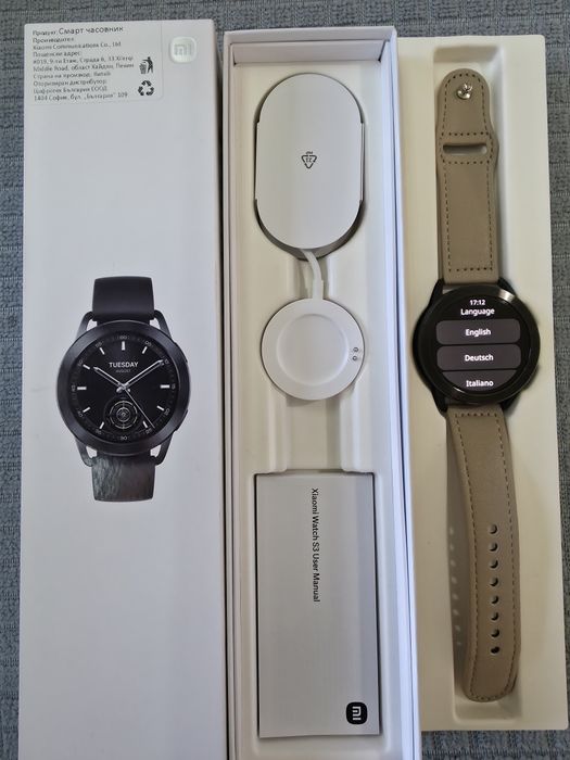 Xiaomi Watch S3 (Пълен комплект + БОНУС каишки)