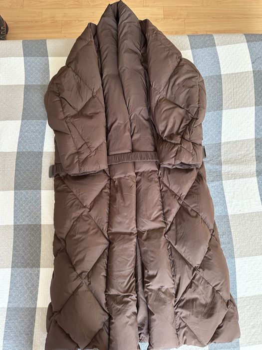 Женский пуховик длинный