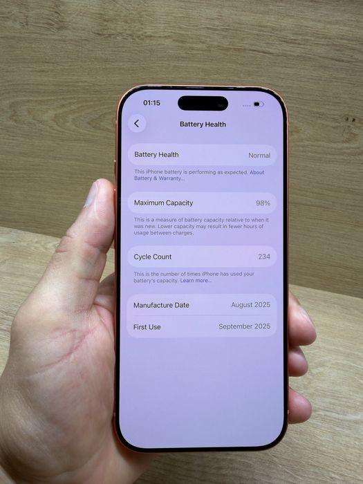 iPhone 17 PRO 512Gb Orange 98% battery life