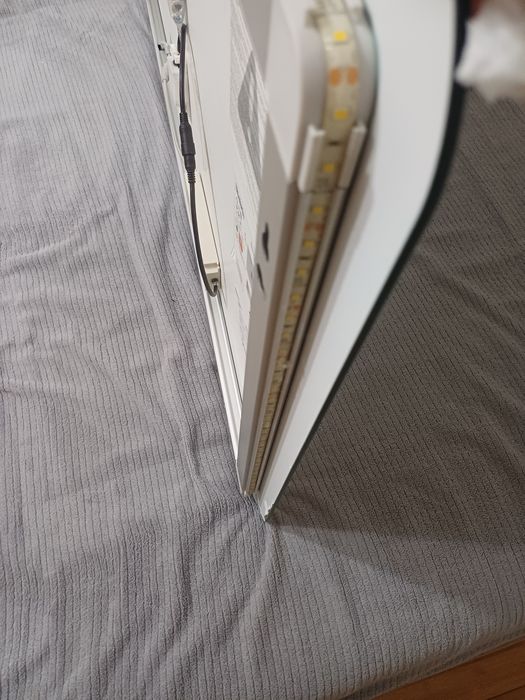 Oglinda baie led biselarte 100x60