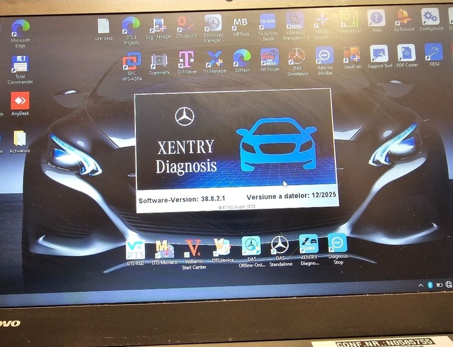 Ssd soft diagnoza codari Mercedes Xentry Dts  Monaco Vediamo Passthru