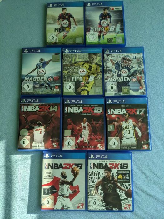 Игри за PS4 Fifa, NBA и Madden NFL