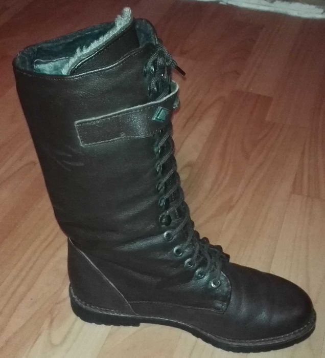 Сапоги кожаные с мехом, Австрия. размер 39