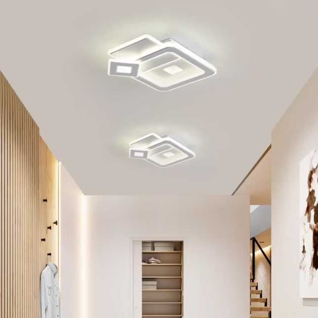 RFAN LED 100W лампа за стена абажур модел 9130-300 3 вида светлина Бял