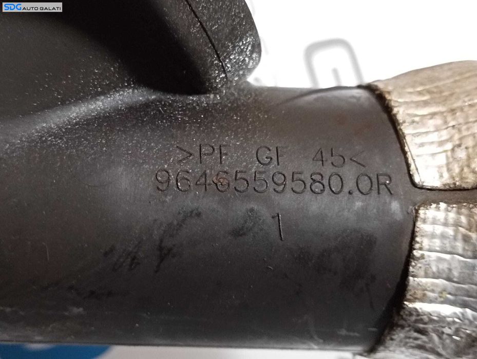 Teava Conducta Flansa Tub Tubulatura Apa Vas Expansiune Termostat Ford S-Max 2.0 TDCI 2006 - 2014 Cod 9646559580 [M6184]