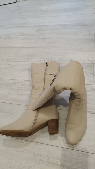 Сапоги натуралка 36р. Clark бренд