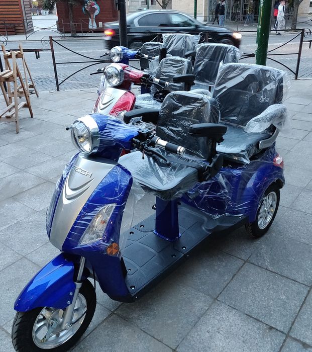 Tricicleta cu 2 Locuri Z-TECH ZT-18 NOU 2023! Motor 1000W, 60V 20Ah