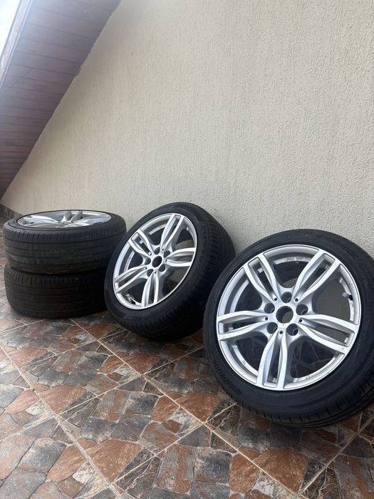 Set jante r17 cu doua cauciucuri noi pireli dot 0125