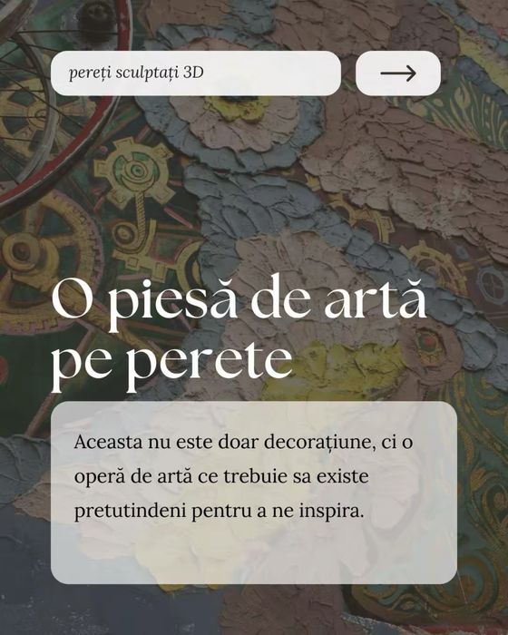 Pereți pictați și sculptați 3D, luna, butaforie, lumini, arta murala