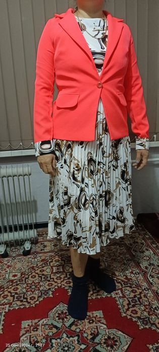 Платье двойка 46 размер 5000тг