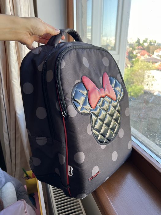 Ghiozdan școală cool fete Minnie Mouse