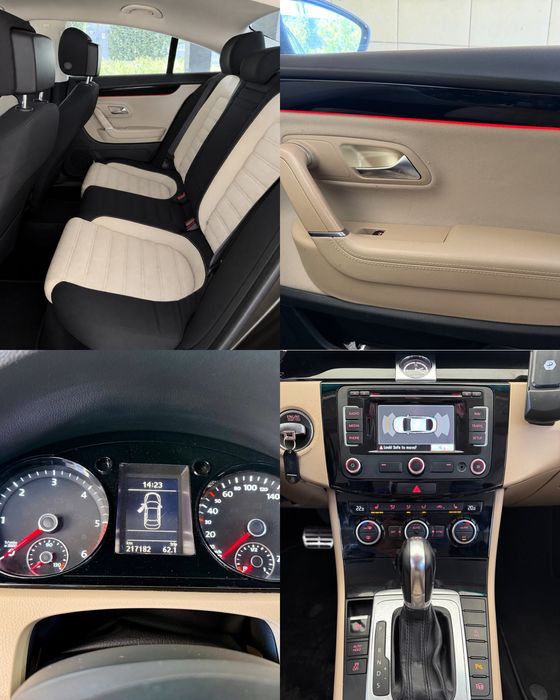 Volkswagen Passat CC R-Line 170CP / Faruri cu leduri Bi-Xenon / Automata / Interior Bi-Color / Incalzire in scaune / Parcheaza singura