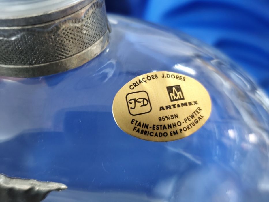 Гарафа за ракия + 6 чаши с кораб, Freitas & Dores Португалия