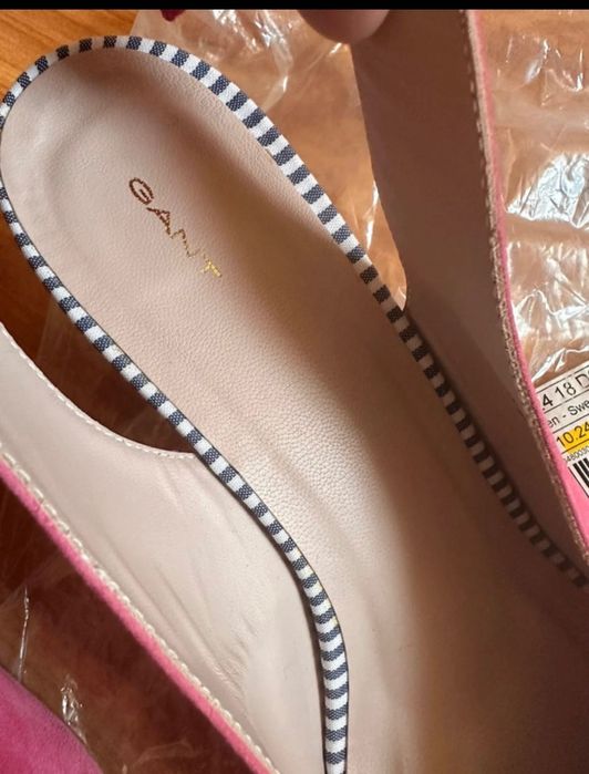 Pantofi decupati spate/sandale Gant piele 41 noi