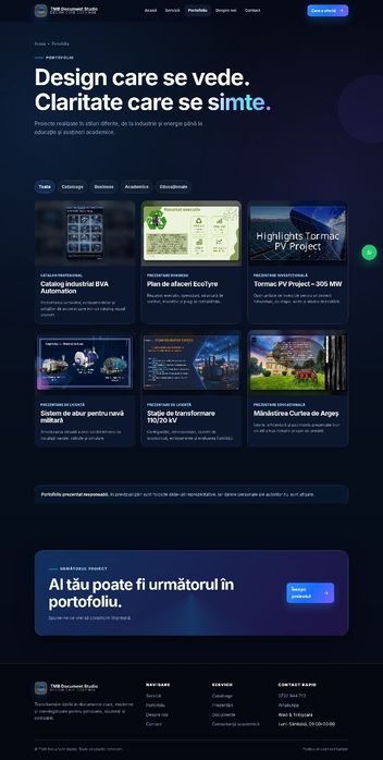 Creare Site Web Profesional | Modern, Rapid | Preț Accesibil