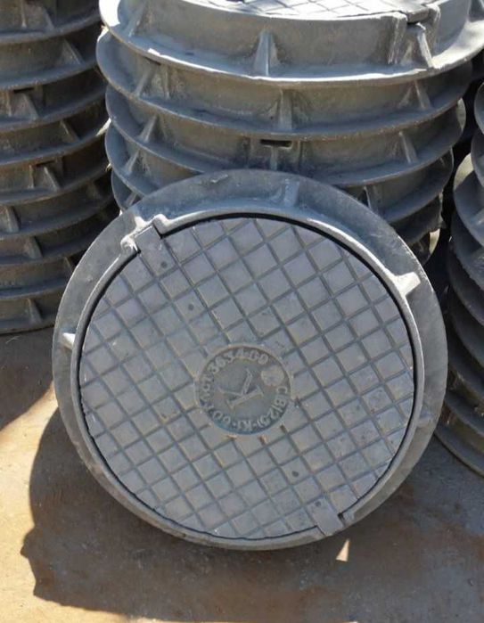 Lyuk Chugunniy Polimerniy Betonniy /Luk/ Kalodes - 35kg...125kg Арзон