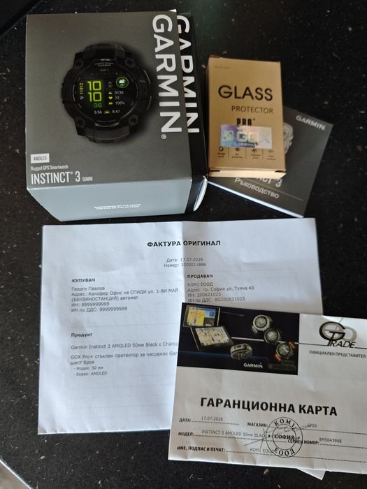 Garmin Instinct 3 AMOLED 50mm  Black/Charcoal