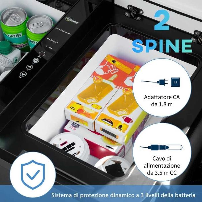 FRIGIDER cu congelator AUTORULOTA sau RULOTA 12-220v - Nou Sigilat