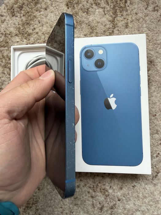 iPhone 13 Blue, full box- pret fix