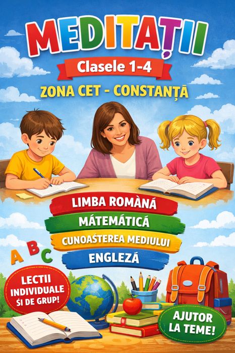 Ofer meditatii clasele 1-4