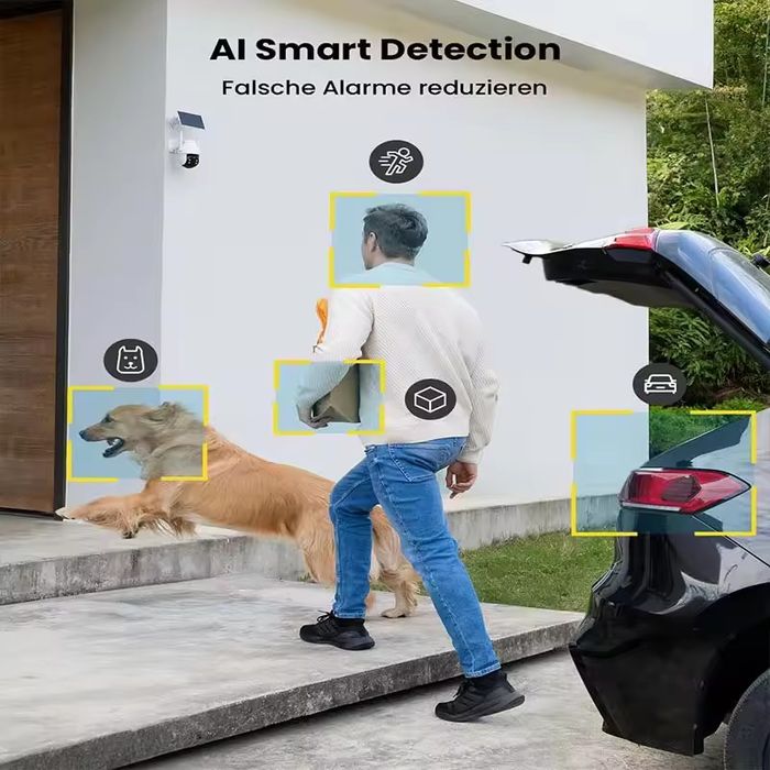 Camera de supraveghere solara ieGeek , Wi-FI  NOUA