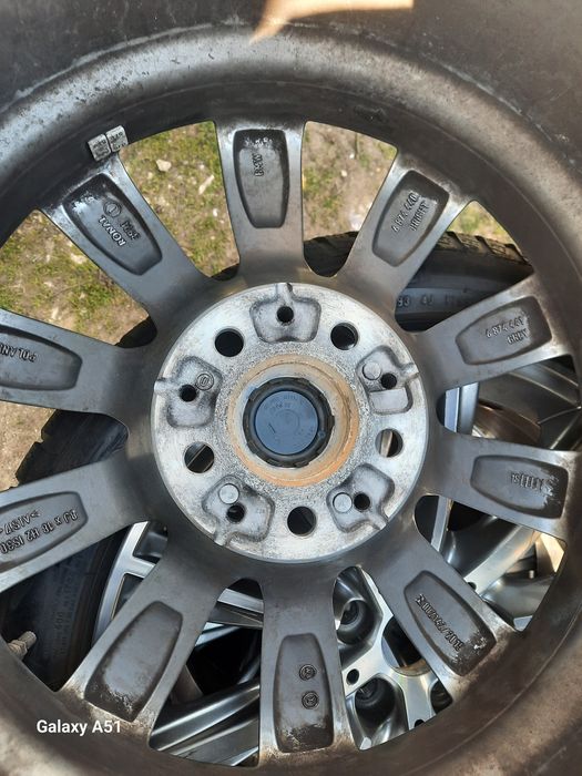 Ляти джанти с гуми за БМВ 5×112,18цола