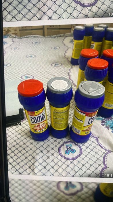 Комет, шампунь, азилет