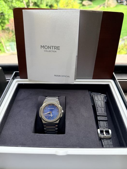 Montre Slim 38 Blue Dial – Full Set