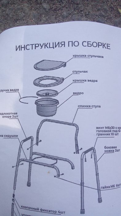 Кресло-туалет санитарный