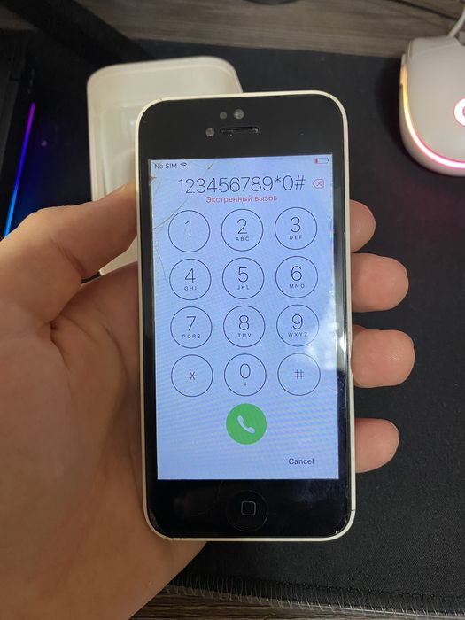 Iphone 5c, icloud заблокирован.