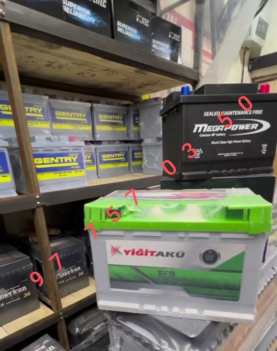 Akumlyator byd assartiment optom narxlarda dastavka bepul