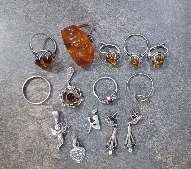 Серебряные кольца ,серьги ,кулоны ,925,900,с камнями Винтаж