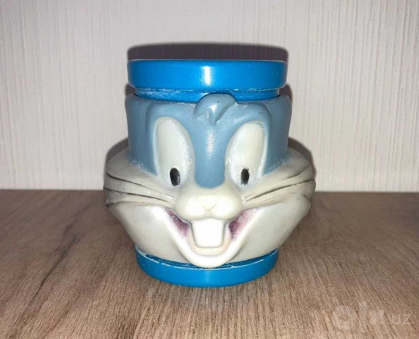 Винтажная 3D кружка Багз Банни Bugs Bunny (1992 г)