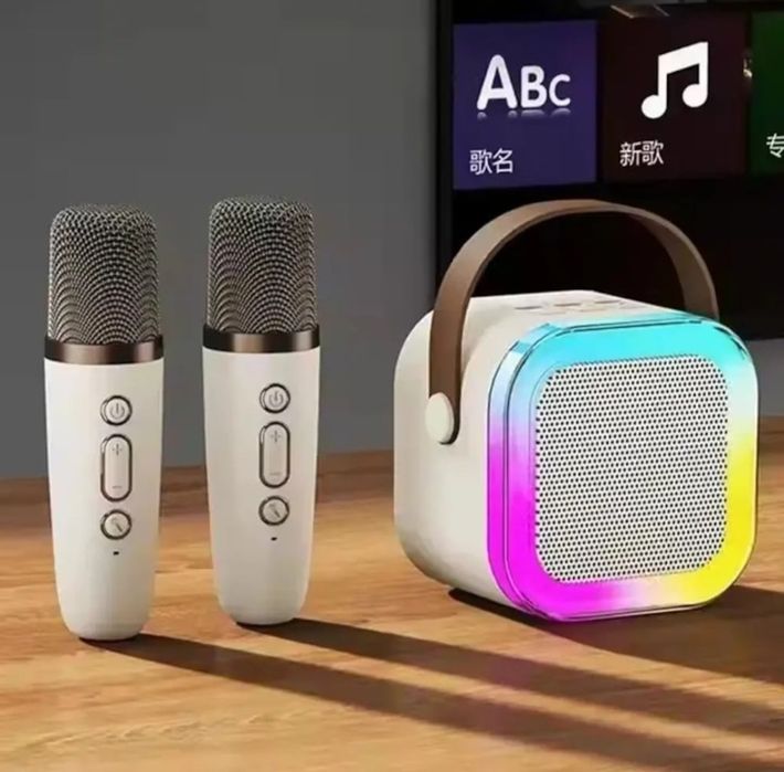 Boxa  2 microfoane pentru copii si adulti, wireless